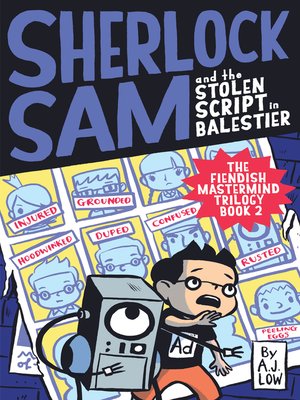 cover image of Sherlock Sam and the Stolen Script in Balestier